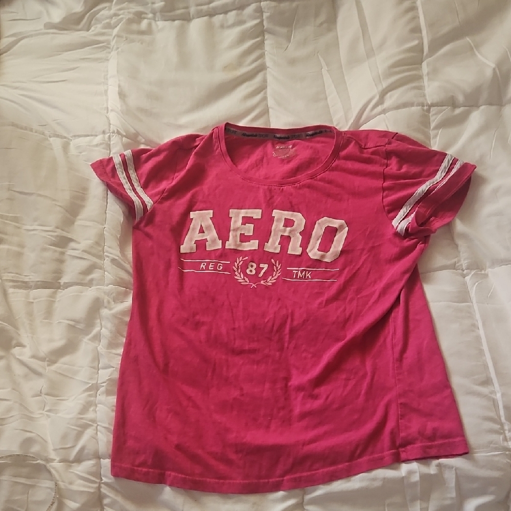 Pink Aeropostal Shirt Cotton Size Large